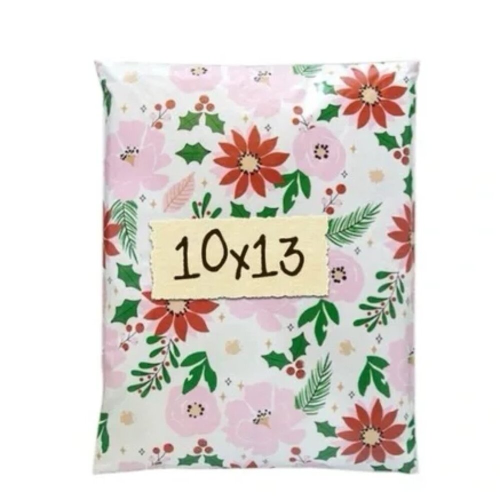 Polymailers Festive Floral 10 Count